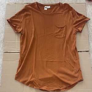 Urban Outfitters Drop Cut Rust Tee
